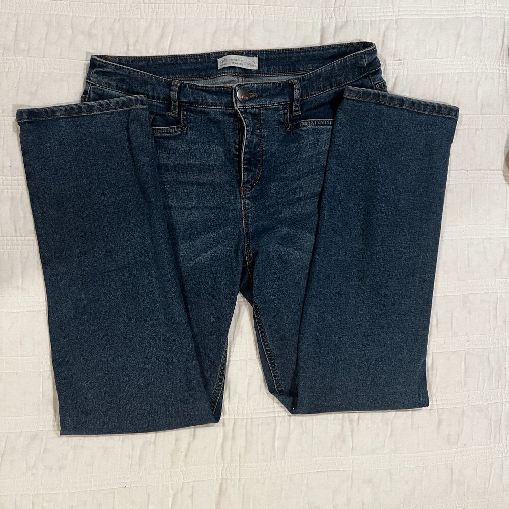J Jill Jeans Womens 10P Smooth Fit Straight Leg